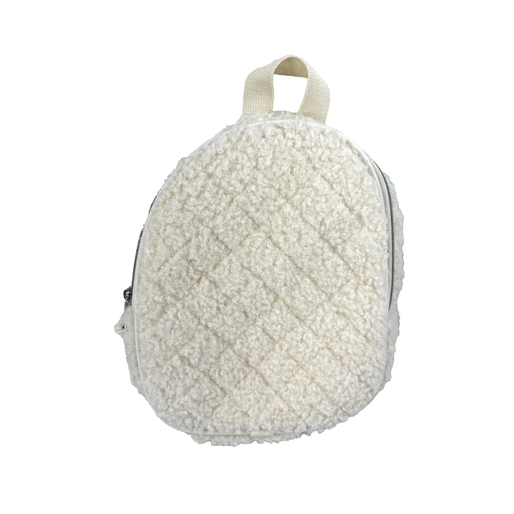 Art classSMALL FAUX FUR backpack
